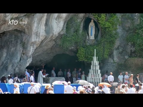 Chapelet du 18 juillet 2024 à Lourdes