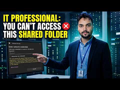 You Can't Access This Shared Folder? Guest Access Blocked | CMD Registry Fix