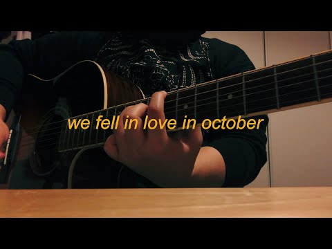 we fell in love in october - girl in red Guitar Tutorial/Cover