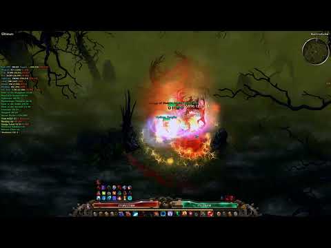 Grim Dawn 1.1.9.7 - EoR Cyclone Templar vs Ravager of Flesh (red one)