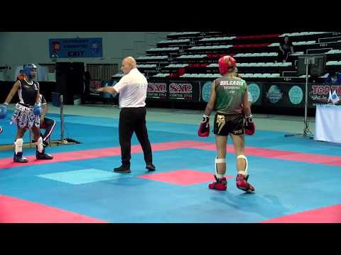 Albena Sitnilska v Julina Nilusmas WAKO World Championships 2019