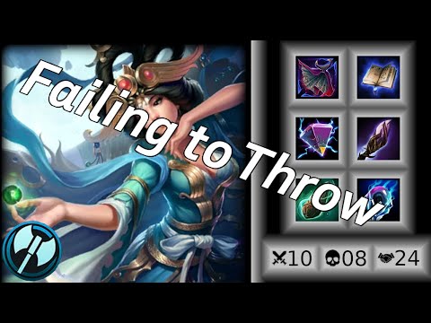 SMITE Conquest - Chang'e Solo - Failing to Throw