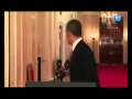 Obama Walks Away To Bad Fortune Flower