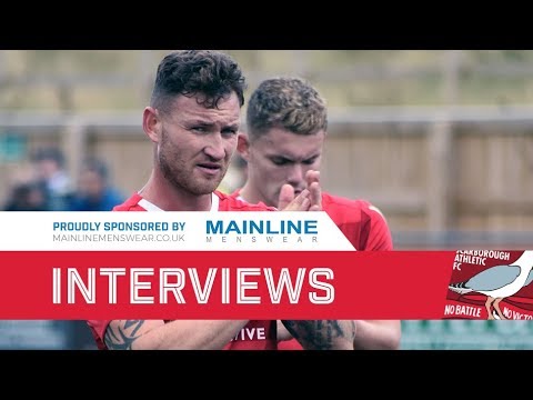 Post Match Interviews: Scarborough Athletic v Whitby Town - 27/08/2018