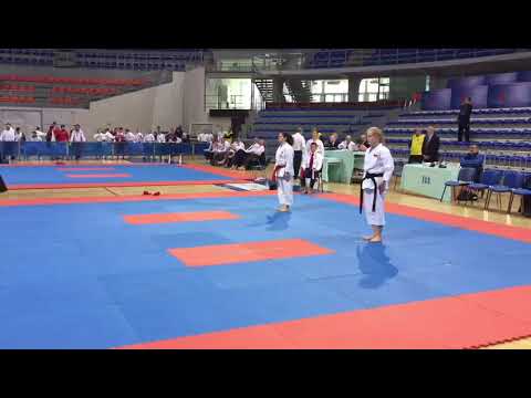 Junior Ladies Individual Kata eliminations, 23rd JKA European Championships 2018, Nis, Serbia
