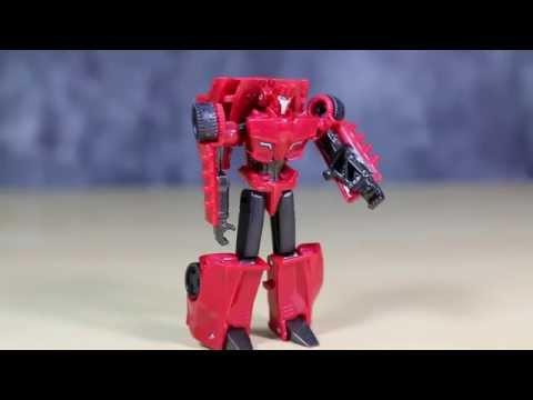 Transformers Robots in Disguise Legion Class Sideswipe Video Review