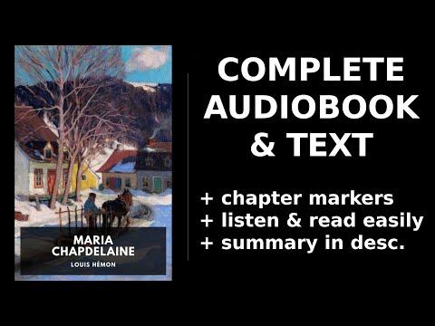 Maria Chapdelaine 🌟 By Louis Hémon FULL Audiobook
