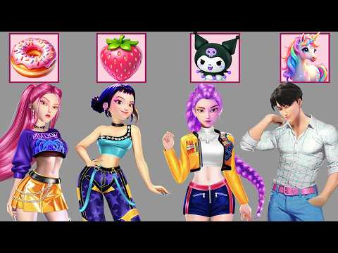 Epic Glow Up! Colorful Transformation | Rumi, Jinu, Zoey & Mira