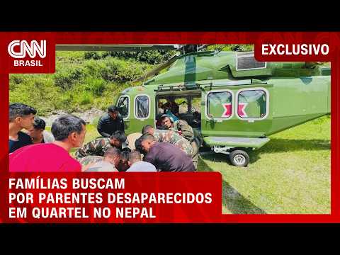Enchentes no Nepal: parentes procuram sobreviventes em quartel do exército | CNN 360°