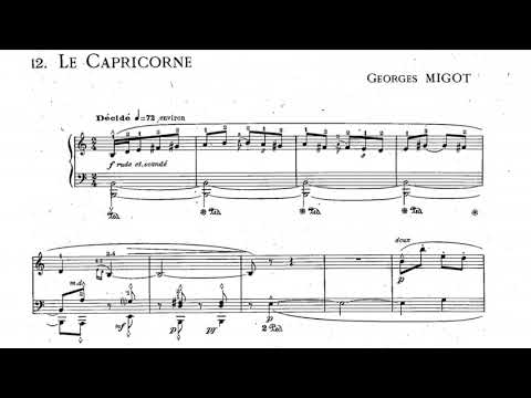 Georges Migot - Le Capricorne (from "Le Zodiaque")