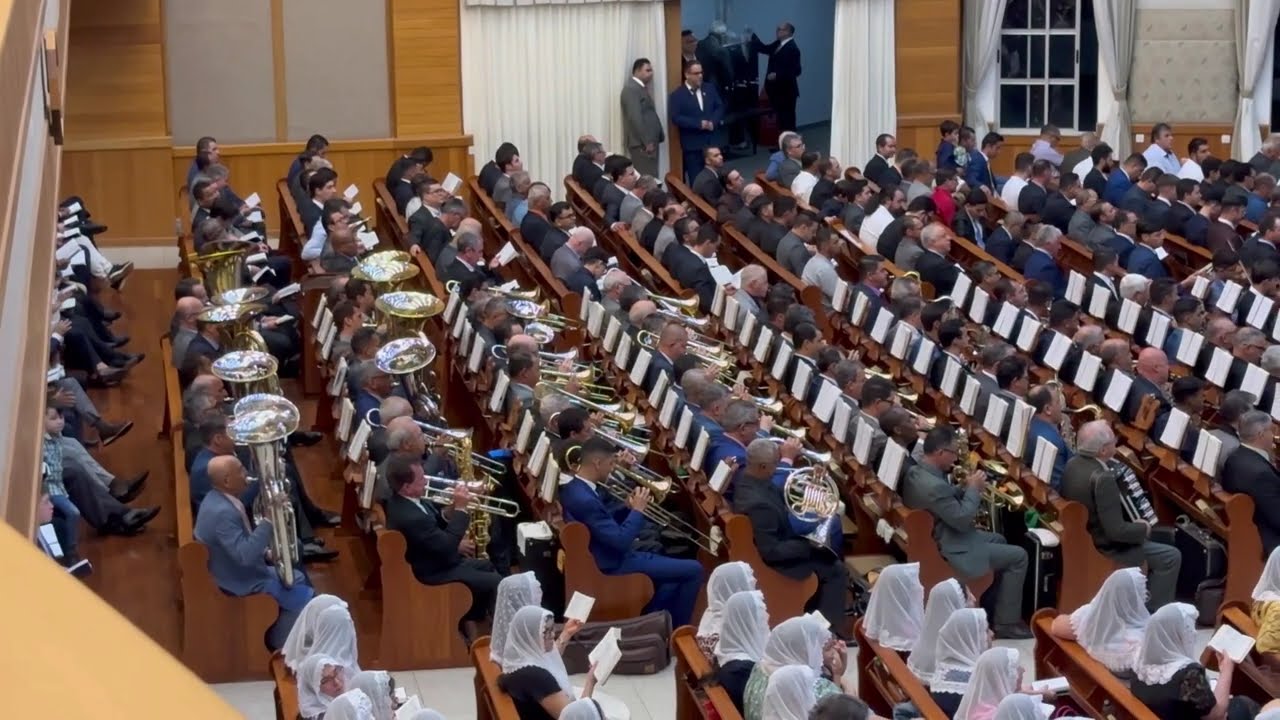 Hino 154- Terá que renascer | Batismo central de Cascavel-PR | 13/10/2024