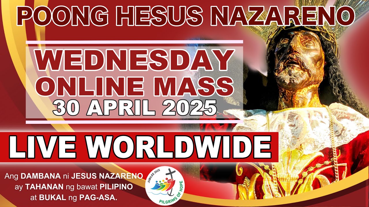 LIVE: Quiapo Church Mass Today · 30 April 2025 (Wednesday) · Healing Mass