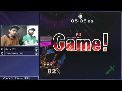 SG 19.5 SSBM - Kalvar (Red Marth) vs. EdwinBudding (Default Marth) - Melee WSF