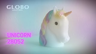 UNICORN dekoratívne svietidlo jednorožec 2xLED/1W/3,2V/3000K