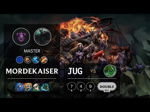 Mordekaiser Jungle vs Zac - EUW Master Patch 10.12