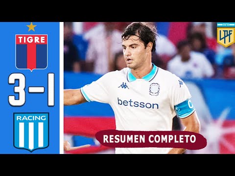 Tigre vs Racing Club 3-1 Resumen Y Goles COMPLETO 🔥 Liga Profesional 2026 HD