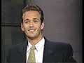 Luke Perry On Letterman 1992 1993