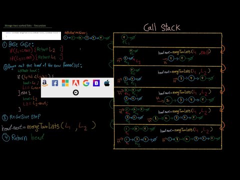 Merge Two Sorted Lists Leetcode 21 Java Recursion Explained