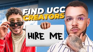 How To Find UGC Creators For Your DTC Ad Creatives