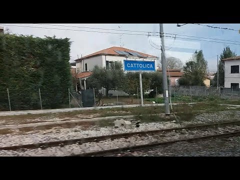 Da Gradara a Cattolica S. Giovanni Gabicce, viaggio Frecciabianca 8816 Lecce - Venezia