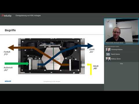 Webinar "EInregulierung von KWL-Anlagen