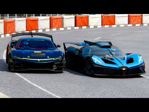 Ferrari SF90 Special R 2024 vs Bugatti Bolide at Highlands