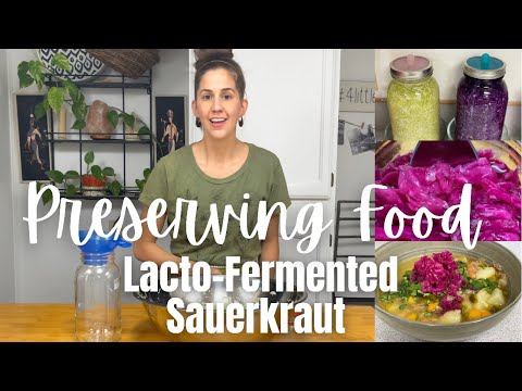 Lacto Fermented Sauerkraut Recipe | Nourishing Probiotic Rich Vegetable Side for Every Meal
