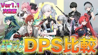 【鳴潮】やっぱ◯◯ってイカれてらぁ... TOPメタのパーティDPS比較したら順位が判明!? [いぶ]