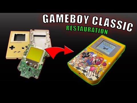 GAMEBOY CLASSIC RESTAURATION - IPS V5 Display & Neues Case!