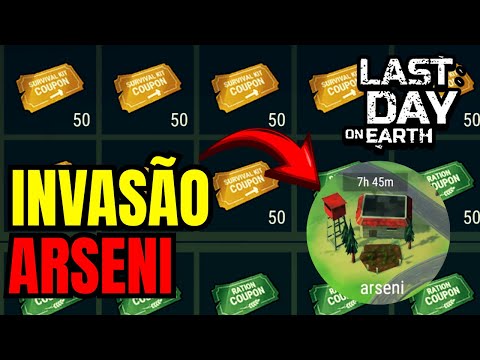 🔥 INVASÃO A BASE DOS BILHETES ARSENI ESTAMOS RICOS ? | Last Day on Earth #02