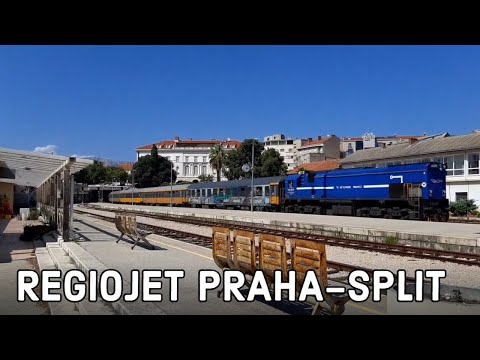 RegioJet Train Prague-Split