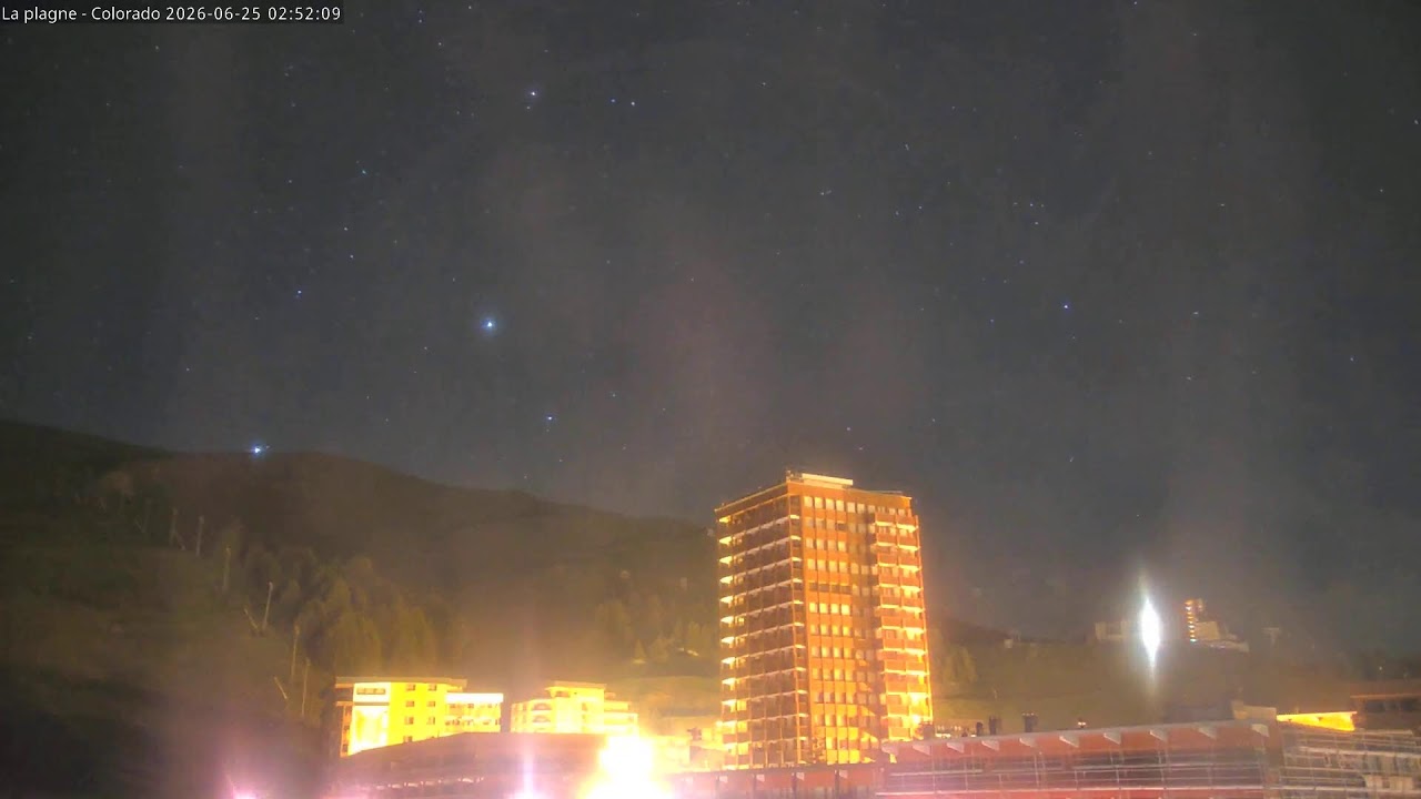 Live webcam view of La Plagne Colorado Slopes