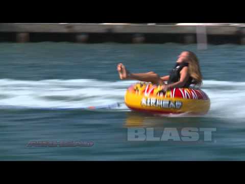 Blast Round Inflatable Towable Tube Single Rider 4