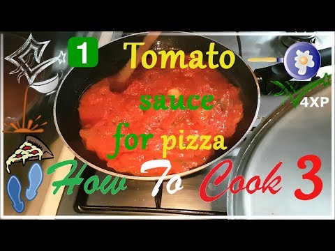 🍳 How To Cook 3 🌟 Tomato Sauce For Pizza | Very Easy