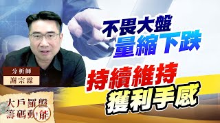 不畏大盤量縮下跌 持續維持獲利手感 (圖)