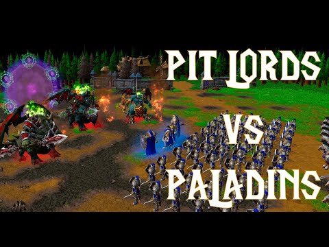 WARCRAFT 3 REFORGED - Pit Lords vs Paladins of Light
