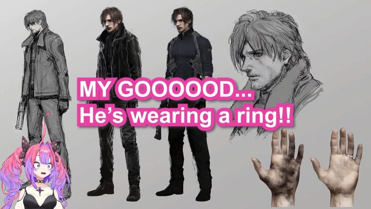 Kikirara Vivi sees Leon from a “gyaru” perspective Part 1【Eng Sub / RE 9 Spoiler Alert / hololive】