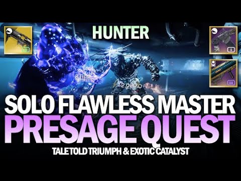 Solo Flawless Master Presage Exotic Quest (Hunter) [Destiny 2]