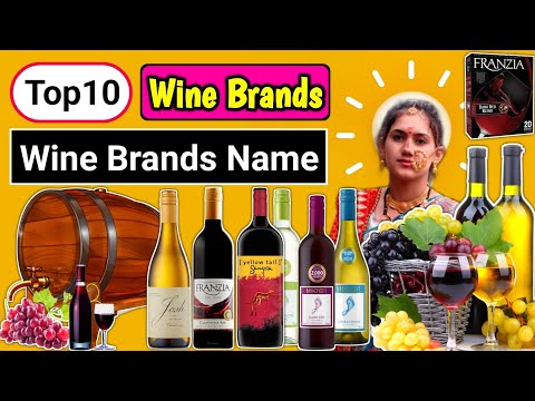 Top10 Wine Brand Name List with Origin/Country Alcohol Content! Best Wine! Wine! Popular Wine Brands