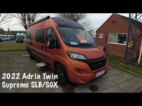Adria Twin Supreme SLB & SGX Campervan - 2022 Model - Fiat Ducato