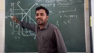 Economics market equilibrium with fixed number of firms