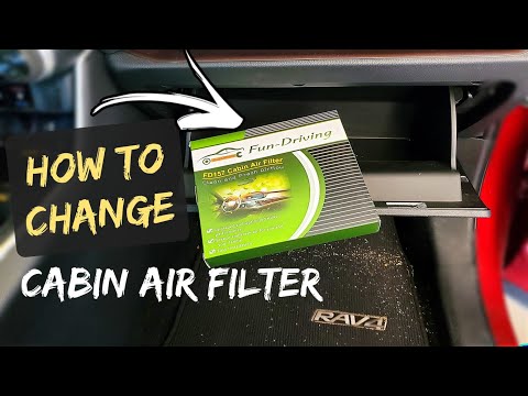 How To Change Cabin Air Filter Toyota Rav4 (2019-2024 models)