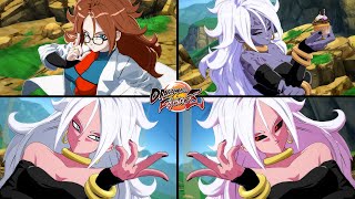NEW Android 21 Special Quotes/Interactions (W/Labcoat-Majin-Good-Evil 21) |Dragon Ball FighterZ