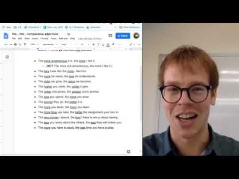 Double Comparatives  The more you study, the better your English will get!