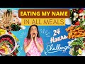 Eating ONLY My Name Letter Food for 24 Hours Challenge | Gone Wrong 🤮 | Garima's Good Life
