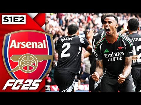 Our first NORTH LONDON DERBY! | FC 25 Arsenal Career Mode S1E2