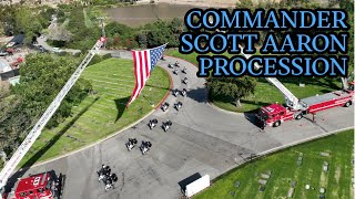 Commander Scott Aaron Procession | Oxnard Police Department