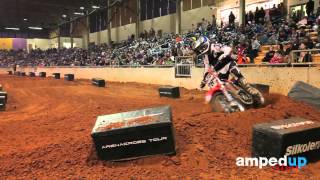 preview picture of video 'AxTour Arena Cross Racing in Cookeville, TN - Feb. 2, 2013'