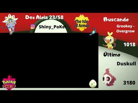Shiny Hunt Grookey HA - Método Masuda 1.018 eggs ( Overgrow )