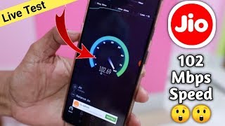 Reliance Jio 102 Mbps Speed | Live Speed Test 2020